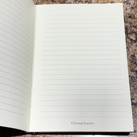 Christian Lacroix Metallic Notebook Journal 4.25x6 inches Moon Silver A6 Paseo - Picture 4 of 5